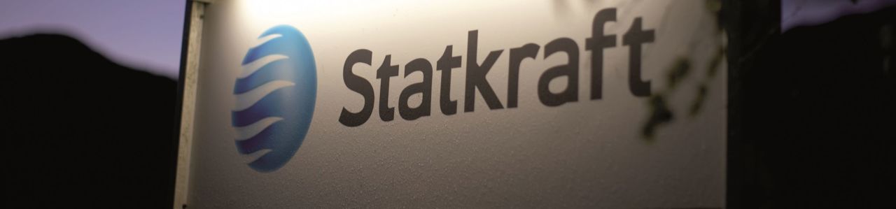 Skilt med Statkraft-logo